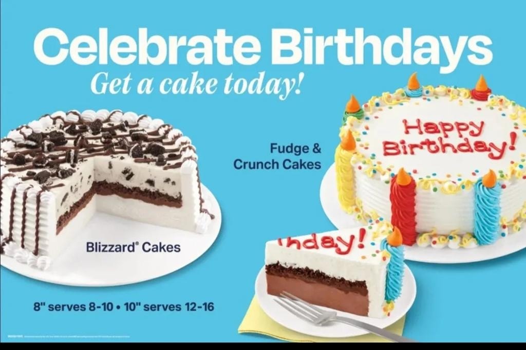 Dairy Queen ice cream cake