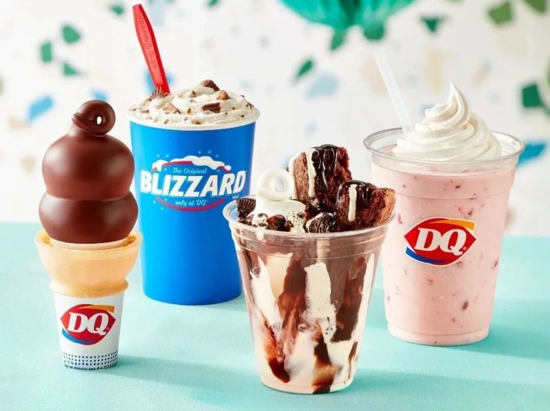 Dairy Queen Blizzard and treats product display